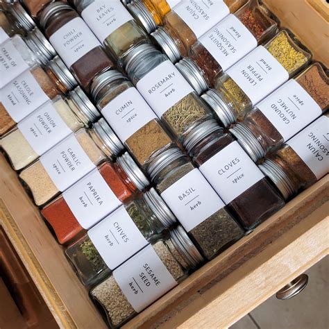 Free Printable Spice Jar Labels