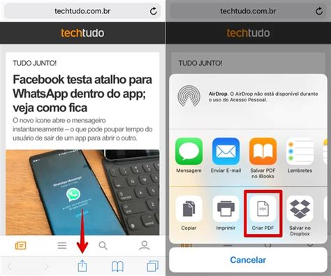 Como Converter P Ginas Web Para Pdf No Iphone Ios Celular