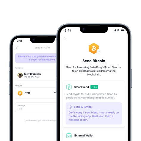 Send cryptos easily with zero fees | SwissBorg