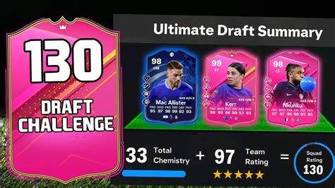 These Drafts Are SPECTACULAR 130 FUT Draft Challenge YouTube