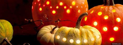 colorful halloween pumpkins Photo Facebook Cover