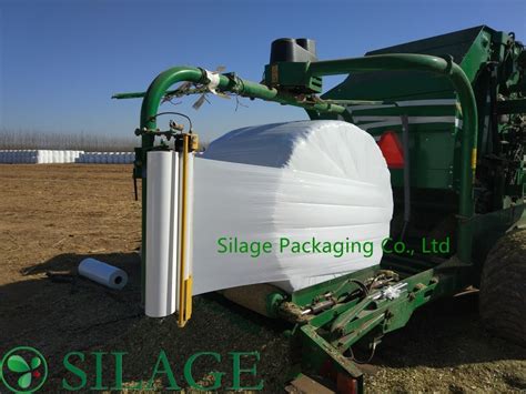 China Strong Mm Anti Uv Blown Silage Wrap Film Plastic Hay Bale Wrap