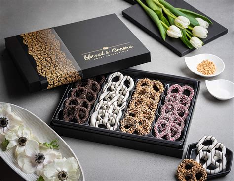 Buy Hazel And Creme Chocolate Covered Pretzel T Basket Gourmet Pretzels Chocolate T Box