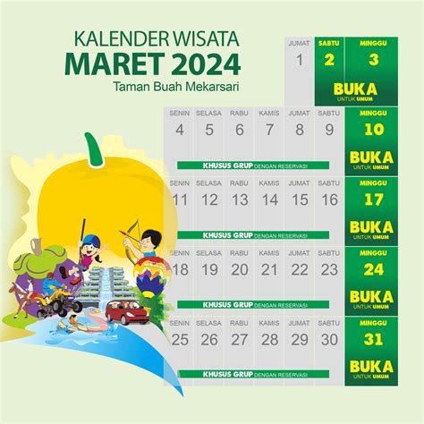 Jadwal Wisata Maret 2024 Mekarsari Taman Buah