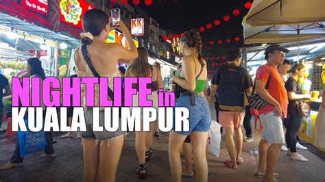 4k 60fps AMAZING NIGHTLIFE In MALAYSIA Kuala Lumpur Bukit Bintang