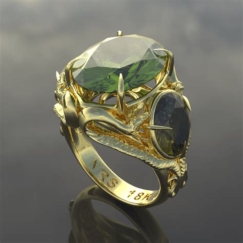 Custom Gold and Gemstone Ring - Sierra Jewelry Studio Custom Gold and Gemstone Ring