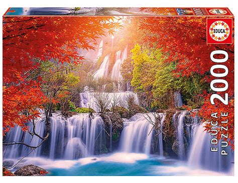 Educa Puzzle Wasserfall Teile Puzzle Teile