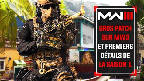 L Énorme Patch D Améliorations de Modern Warfare 3 et Aperçu de la