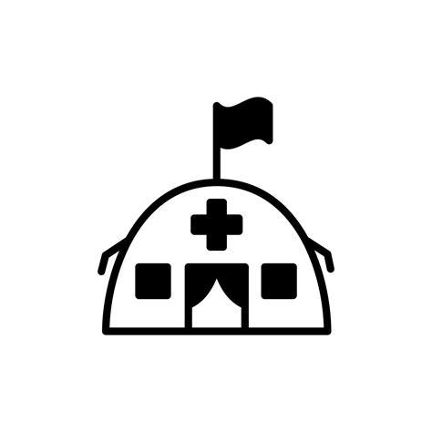 Free Medical Camp Icon In Vector Illustration 24246553 Vector Art At