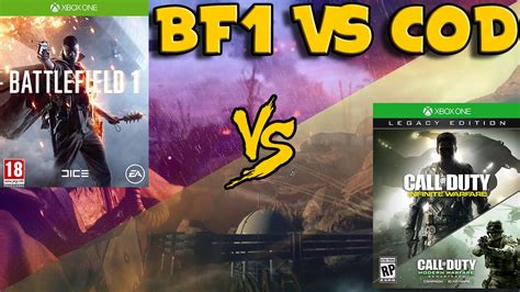 Battlefield 1 Vs Call Of Duty Infinite Warfare Ripcod Youtube