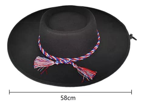 Sombrero Gorro Gorra Huaso Grande Fiestas Patrias Cuotas Sin Inter S