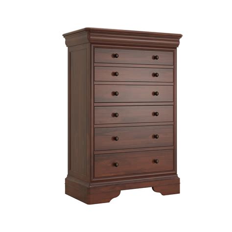 Antoinette 6 Drawer Tall Chest Breeze