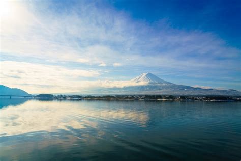 Free Photo Mountain Fuji And Lake Kawaguchi Japan