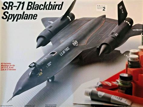 Lockheed Sr 71 Blackbird Model Kit