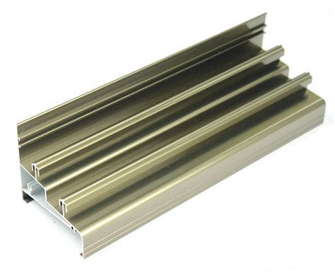 Aluminium Profiles Glass Triangle Sliding Window Frames Champagne