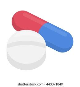 Pill Tablet Icon Pills Vector Illustration Stock Vector Royalty Free