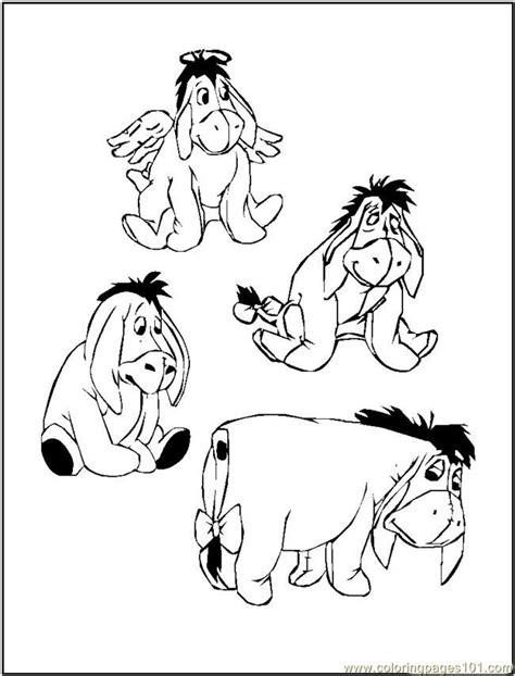 Eeyore Coloring Pages Clip Art Library