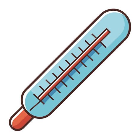 Thermometer Icon Illustration Temperature Scale Symbol Warm Cold