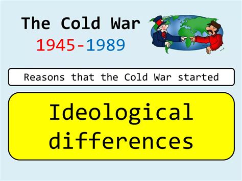 Causes Of The Cold War Ideological Differences Ppt