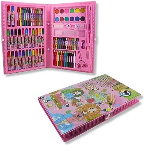 Estojo Completo De Pintura Infantil Pe As Desenhos Kit