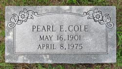 Pearl Etta Brown Cole 1901 1975 Homenaje De Find A Grave