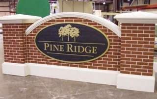 Custom Brick, Stone, Stucco, Monument Signs - Sign-Express