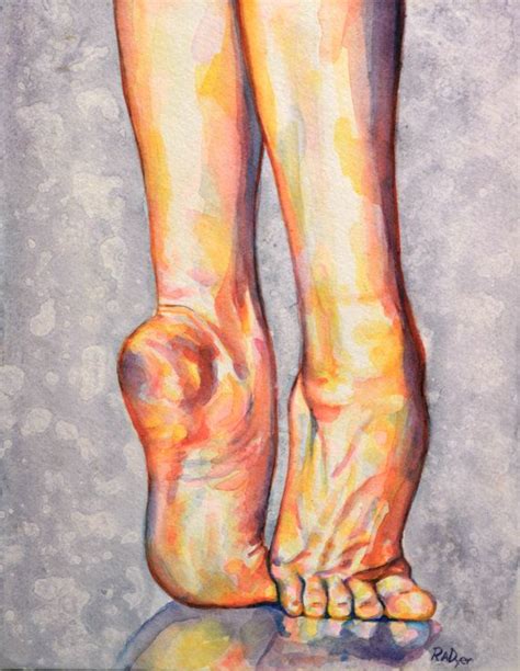 Watercolor Dancer Original Watercolor Painting Original Watercolors