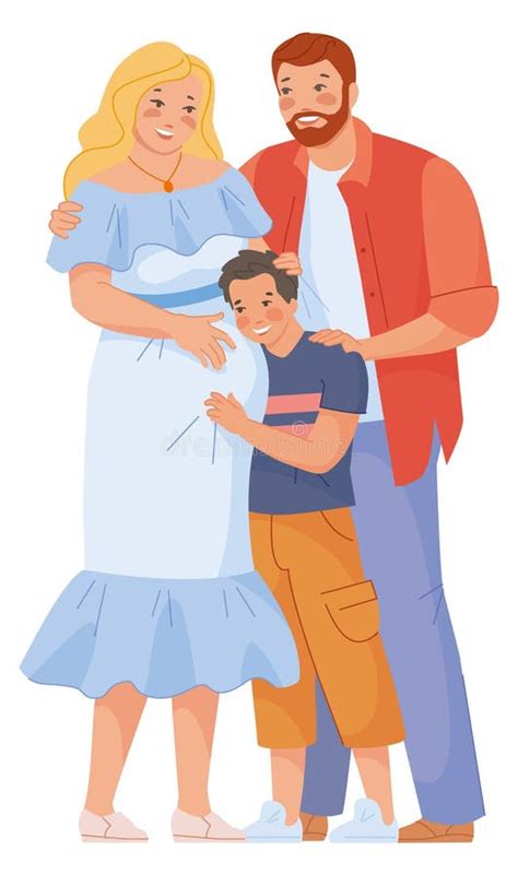 Pregnant Mom Son Stock Illustrations 2 171 Pregnant Mom Son Stock