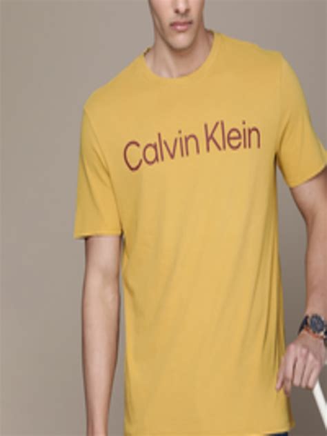 Buy Calvin Klein Jeans Men Pure Cotton Brand Logo Printed T Shirt Tshirts For Men 21086576