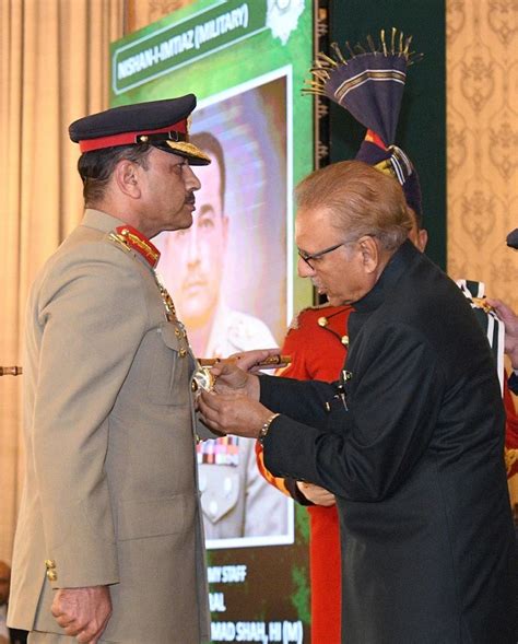 President Confers Nishan I Imtiaz M Upon COAS General Asim Munir