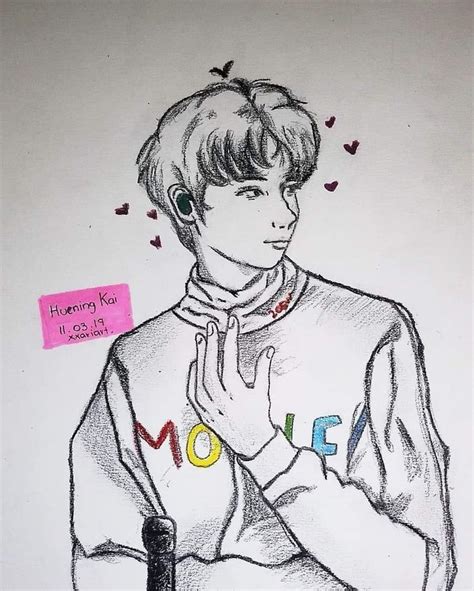 Huening Kai Kpop Fanart Fan Art Txt