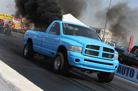 9 Second 2003 Dodge Ram Cummins Diesel Drag Race Truck