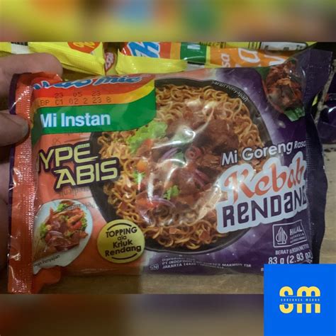 Jual INDOMIE MI INSTAN HYPE ABIS MI GORENG RASA KEBAB RENDANG Shopee