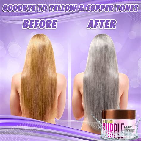 Purple Hair Mask for Bleached and Blonde Hair - Deep Conditioning ...