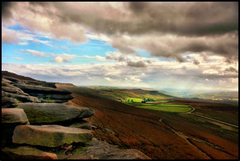 Wallpaper Sunlight Landscape Hill Grass Sky Field Clouds