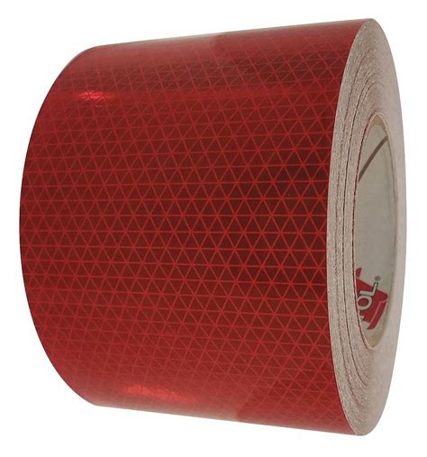 Red High Intensity Self Adhesive Reflective Tape Waterproof Vinyl