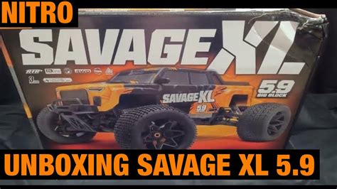 Unboxing New Hpi Savage Xl 59 Nitro Youtube