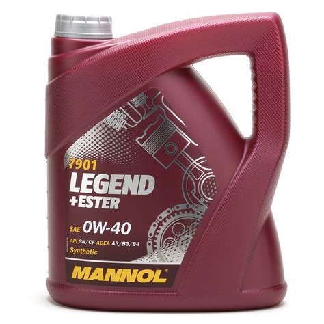 Mannol Legend Ester W Motor L L Sae W Pkw Motor Le