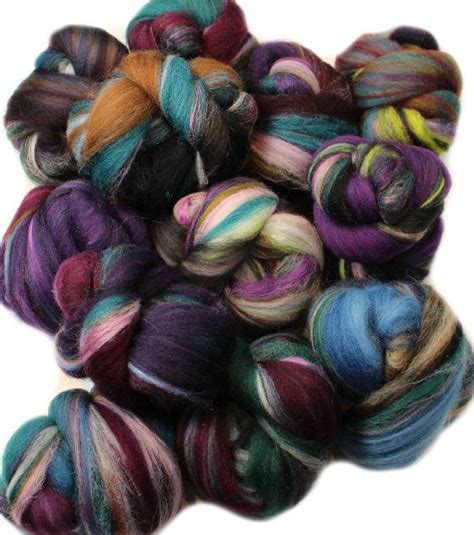 Mini Batts Owl Emporium Battlings Oz Polwarth Wool Tussah Silk