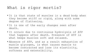 Rigor mortis definition description andm | PPT