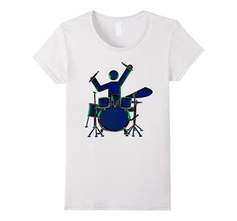 Drummer T Shirt Musician Player Metal Rock Music Drums 4lvs 4loveshirt