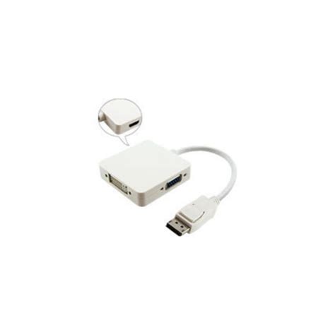 Buy Comsol 20cm Displayport Male To Vga Dvi Hdmi Adapter Display Port