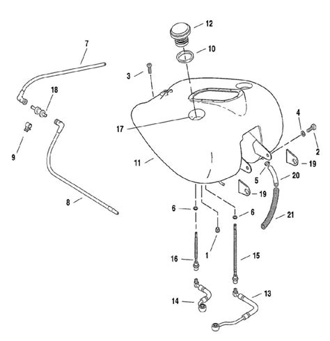 Harley Davidson 2009 Road King Fuel Pump Assembly Diagram 20