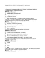 ACQ120 International Armaments Cooperation Objectives And Foundation