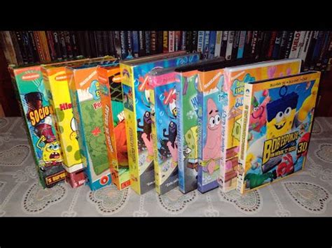 Mi Colecci N De Episodios Y Pel Culas De Bob Esponja En Vhs Dvd Y Blu