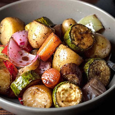 Easy Honey Balsamic Roasted Vegetables Recipe