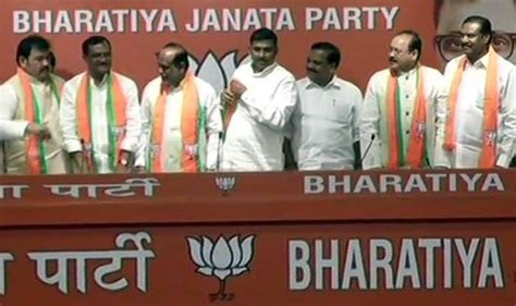 Problems Galore For Tdp As Three Leaders Join Bjp Two Congress Leaders