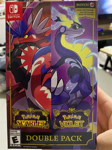 Pokemon Scarlet And Violet Dual Pack Sealed Games For Nintendo Switch