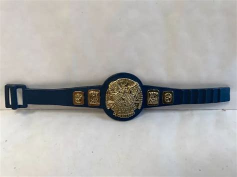 Wwe Wwf Winged Eagle Championship Belt Jakks Wrestling Figure Accessory Blue £2 99 Picclick Uk