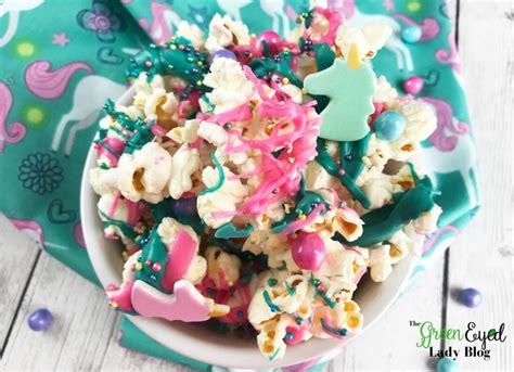 Snacktime Unicorn Popcorn The Green Eyed Lady Blog